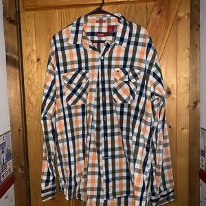 IZOD plaid shirt NWOT